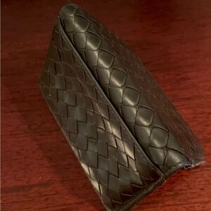 Bottega Tomas Maier Design Napa brown intrecciato leather (hand-woven strips)